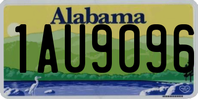 AL license plate 1AU9096