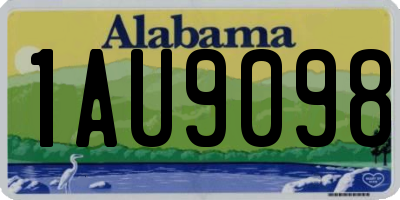 AL license plate 1AU9098