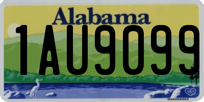 AL license plate 1AU9099