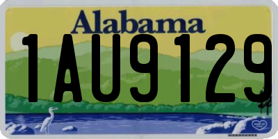 AL license plate 1AU9129