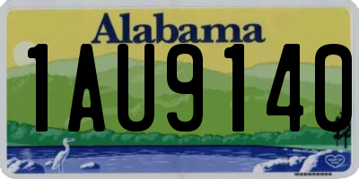 AL license plate 1AU9140