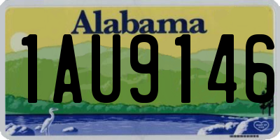 AL license plate 1AU9146