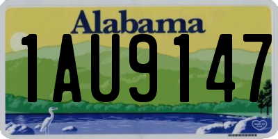 AL license plate 1AU9147