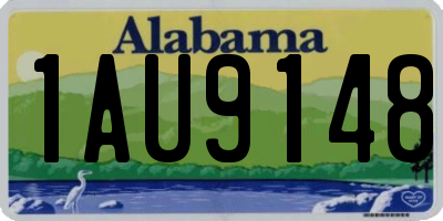 AL license plate 1AU9148