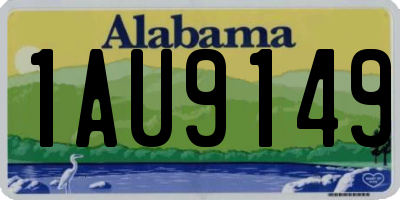AL license plate 1AU9149