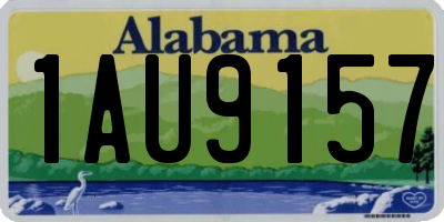 AL license plate 1AU9157