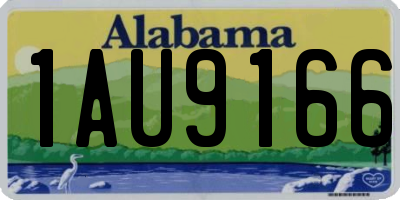 AL license plate 1AU9166