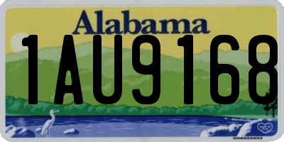 AL license plate 1AU9168