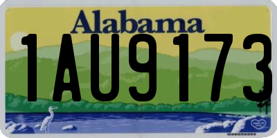 AL license plate 1AU9173