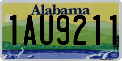 AL license plate 1AU9211