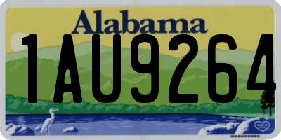 AL license plate 1AU9264