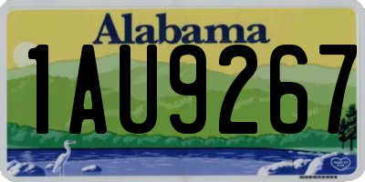 AL license plate 1AU9267