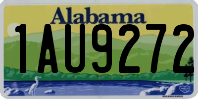 AL license plate 1AU9272