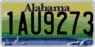 AL license plate 1AU9273