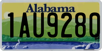 AL license plate 1AU9280