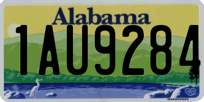 AL license plate 1AU9284