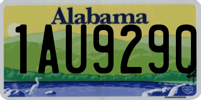 AL license plate 1AU9290