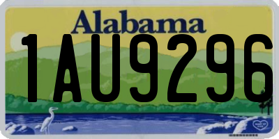 AL license plate 1AU9296
