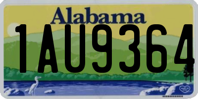 AL license plate 1AU9364