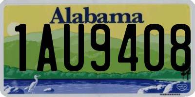 AL license plate 1AU9408