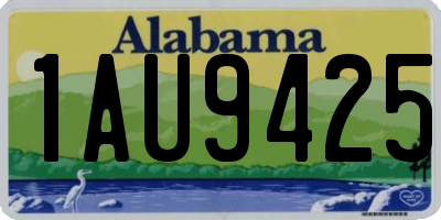 AL license plate 1AU9425