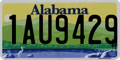 AL license plate 1AU9429