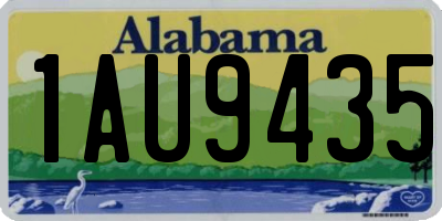 AL license plate 1AU9435