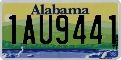AL license plate 1AU9441