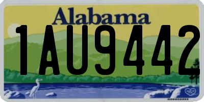 AL license plate 1AU9442