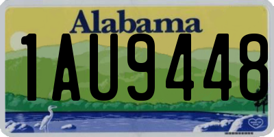 AL license plate 1AU9448