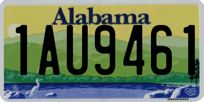 AL license plate 1AU9461