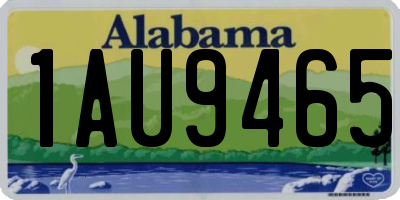 AL license plate 1AU9465