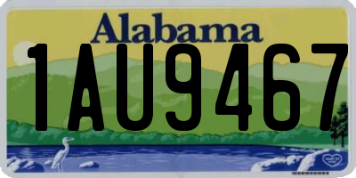 AL license plate 1AU9467