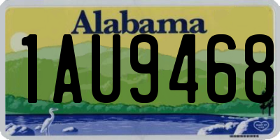 AL license plate 1AU9468