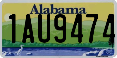 AL license plate 1AU9474