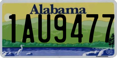 AL license plate 1AU9477