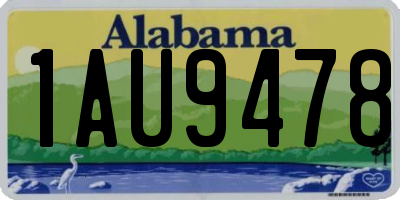 AL license plate 1AU9478