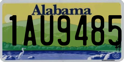 AL license plate 1AU9485