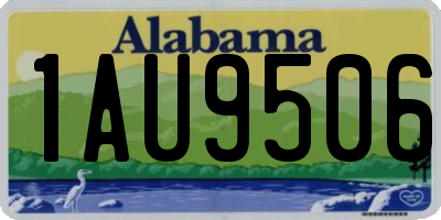AL license plate 1AU9506