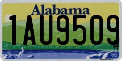 AL license plate 1AU9509