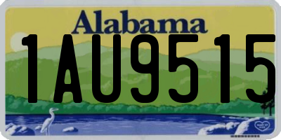 AL license plate 1AU9515