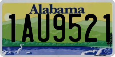 AL license plate 1AU9521