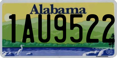 AL license plate 1AU9522