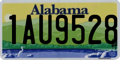 AL license plate 1AU9528
