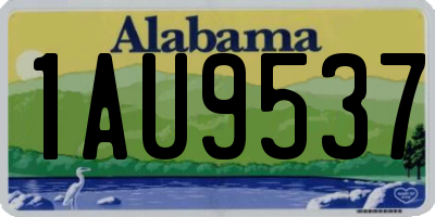 AL license plate 1AU9537