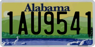 AL license plate 1AU9541