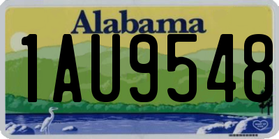 AL license plate 1AU9548