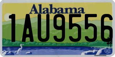 AL license plate 1AU9556