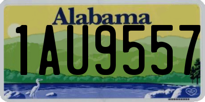 AL license plate 1AU9557