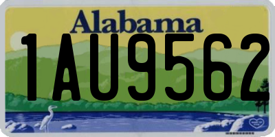 AL license plate 1AU9562